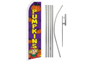 Pumpkins Super Flag & Pole Kit