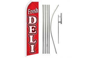 Fresh Deli Super Flag & Pole Kit