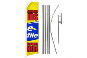 E-File Super Flag & Pole Kit