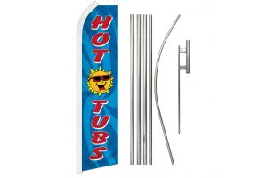 Hot Tubs Super Flag & Pole Kit