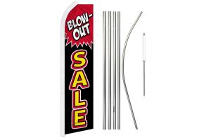 Blow Out Sale Super Flag & Pole Kit