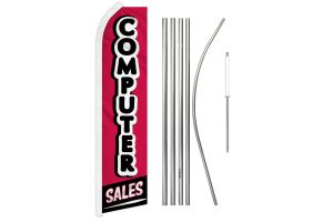 Computer Sale Super Flag & Pole Kit