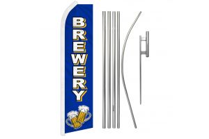 Brewery Super Flag & Pole Kit
