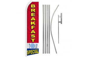 Breakfast Special Super Flag & Pole Kit