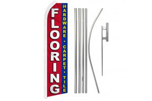 Flooring Super Flag & Pole Kit