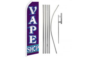 Vape Shop Super Flag & Pole Kit