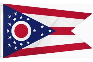 Ohio Flag 2x3ft Poly