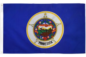 Minnesota (1957) Flag 2x3ft Poly