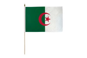 Algeria 12x18in Stick Flag