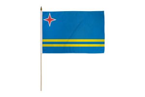 Aruba 12x18in Stick Flag