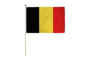 Belgium 12x18in Stick Flag
