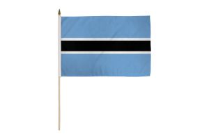 Botswana 12x18in Stick Flag