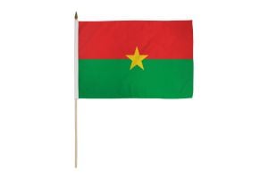 Burkina Faso 12x18in Stick Flag