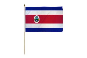 Costa Rica 12x18in Stick Flag
