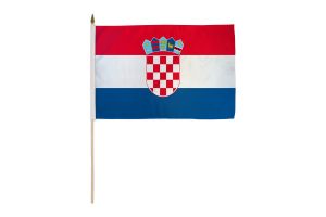 Croatia 12x18in Stick Flag