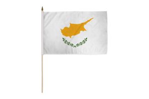 Cyprus 12x18in Stick Flag