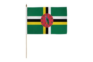 Dominica 12x18in Stick Flag