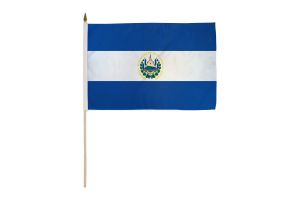 El Salvador 12x18in Stick Flag