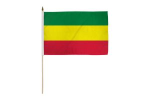 Ethiopia (Plain) 12x18in Stick Flag