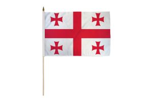 Georgia (Country) 12x18in Stick Flag