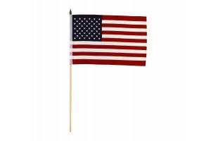 USA 12x18in Grave Marker Stick Flag
