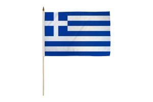 Greece 12x18in Stick Flag