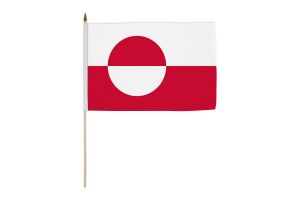 Greenland 12x18in Stick Flag