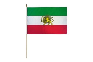 Iran (Lion) 12x18in Stick Flag
