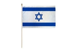 Israel 12x18in Stick Flag