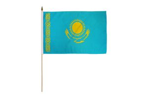 Kazakhstan 12x18in Stick Flag