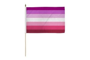 Lesbian (Plain) 12x18in Stick Flag