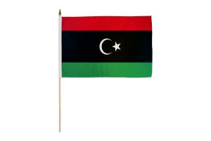 Libya Kingdom 12x18in Stick Flag