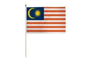 Malaysia 12x18in Stick Flag