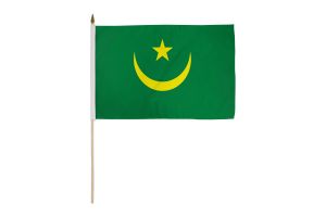 Mauritania (1959) 12x18in Stick Flag