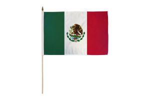 Mexico 12x18in Stick Flag
