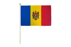 Moldova 12x18in Stick Flag