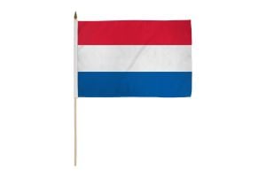 Netherlands 12x18in Stick Flag