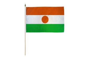 Niger 12x18in Stick Flag
