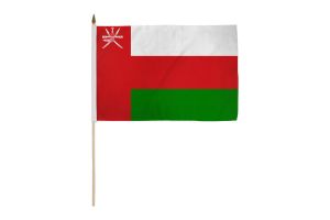 Oman 12x18in Stick Flag