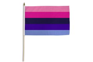 Omnisexual 12x18in Stick Flag