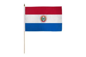 Paraguay 12x18in Stick Flag