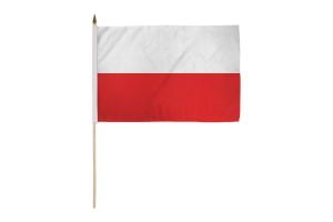 Poland 12x18in Stick Flag