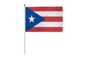 Puerto Rico 12x18in Stick Flag