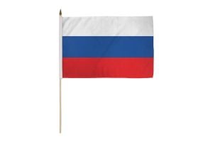 Russia 12x18in Stick Flag