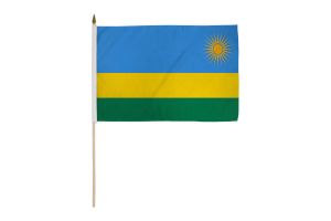 Rwanda 12x18in Stick Flag