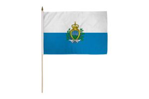 San Marino 12x18in Stick Flag