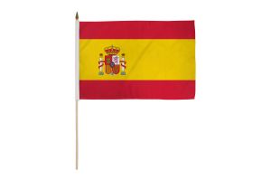 Spain 12x18in Stick Flag