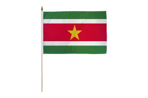 Suriname 12x18in Stick Flag