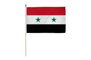 Syria 12x18in Stick Flag