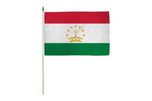 Tajikistan 12x18in Stick Flag